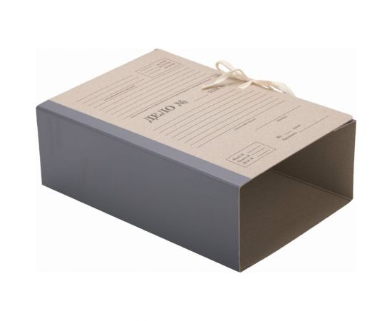 Архивная папка для переплета Staff ""Форма 21"" 120 мм, с механизмом для скоросшивания, завязки 112171 – изображение 8