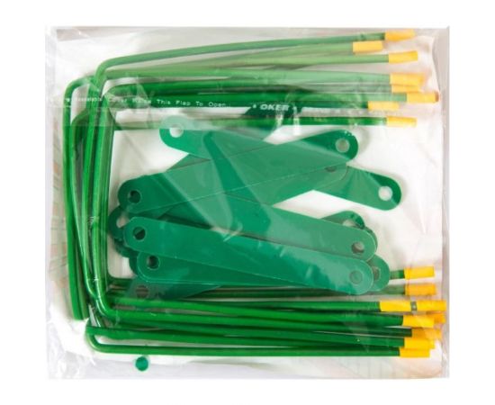 Механизмы для скоросшивания OfficeSpace металло-пластиковые сшивка 10 шт 264837 