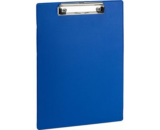 Доска-планшет STAFF с прижимом А4 228x318 мм, картон/пвх, синяя 229555 