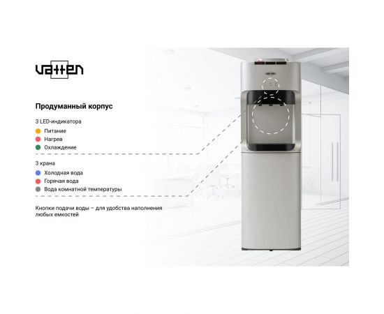 Кулер для воды VATTEN V45SE 5019 – изображение 2