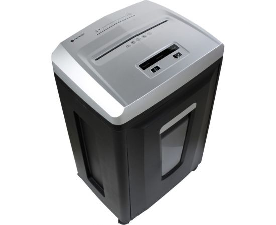 Уничтожитель документов ГЕЛЕОС DIN P-7, фрагмент 0,8х2мм, 6-7 лист70г/м2, CD/пластиковые карты, 23 литра УП21-7 – изображение 2