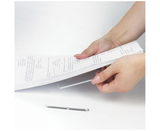 Металлический скоросшиватель STAFF Basic, комплект 50 шт, 224622 – изображение 2