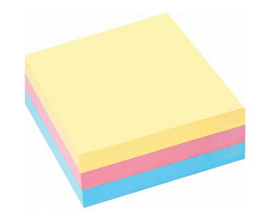 Самоклеящийся блок STAFF стикеры 75х75мм, 300 листов, 3 цвета, 127146 – изображение 2