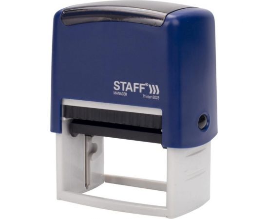 Самонаборный штамп STAFF Printer 8028 7-строчный, оттиск 60х35 мм, кассы в комплекте 237429 – изображение 2