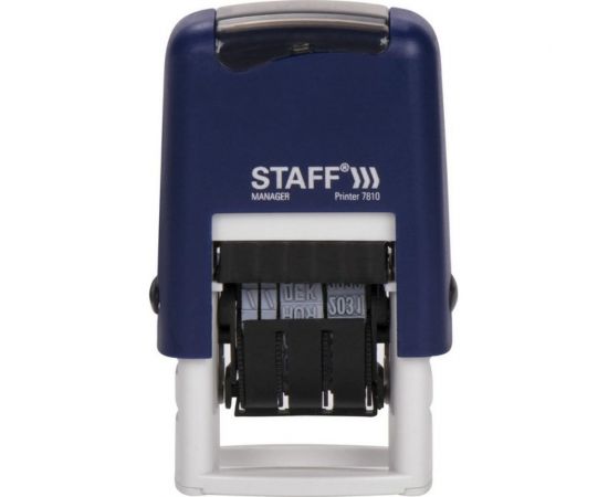 Датер-мини STAFF Printer 7810 месяц буквами, оттиск 22x4 мм 237432 – изображение 2