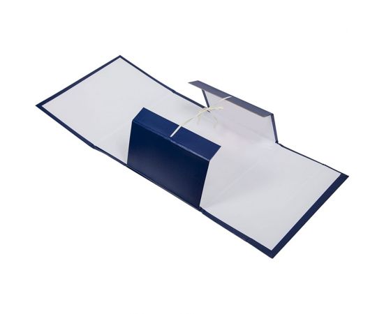 Архивная папка OfficeSpace с жесткими клапанами, покрытие бумвинил, с 4 завязками, 239070 – изображение 2