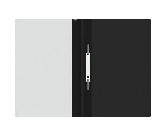 Пластиковая папка-скоросшиватель OfficeSpace А4, 160 мкм, черная с прозрачным верхом Fms16-8_721/ 254246 – изображение 2