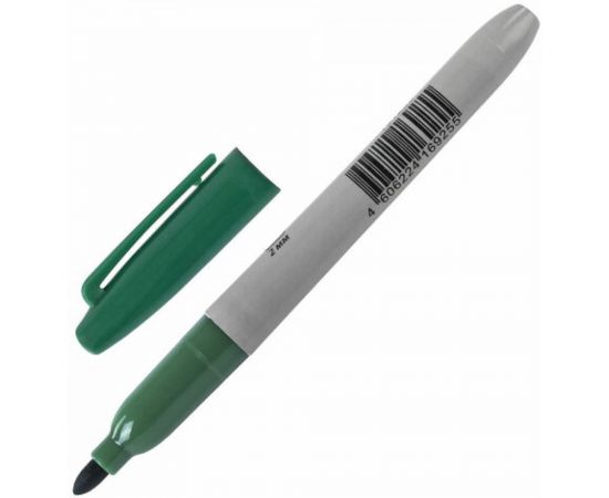 STAFF Маркер перманентный нестираемый EVERYDAY,ЗЕЛЕНЫЙ,эргономич.корпус, круглый након.2мм, 151236 – изображение 2