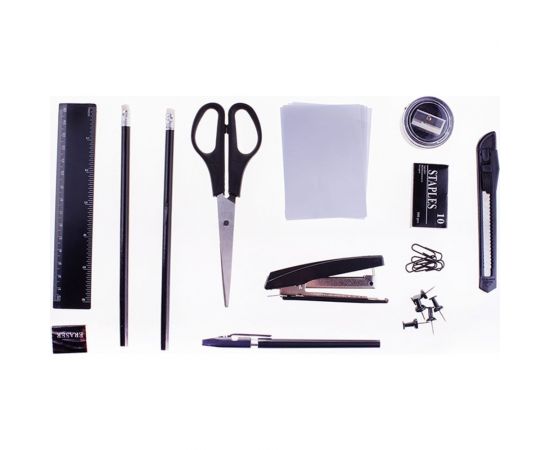 Настольный офисный органайзер OfficeSpace 13 предметов, вращающийся, черный SS154_3181/205592 – изображение 2