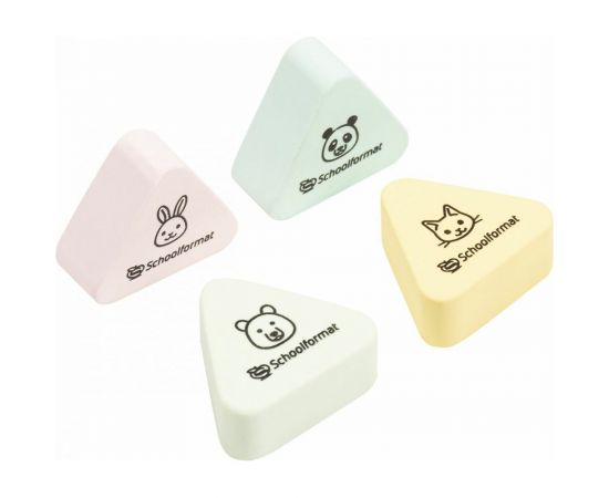 Треугольный ластик Schoolformat ANIMALS ассорти ЛСТ-ЖВТ – изображение 2