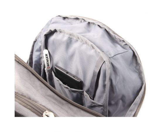 Рюкзак Wenger 16, серый, 33x28x46 см, 28 л 602658 – изображение 2
