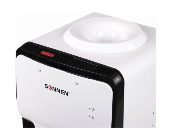 Напольный кулер для воды SONNEN Fsc-02s нагрев/охлаждение компрессорное, 2 крана, серый 455415 – изображение 3