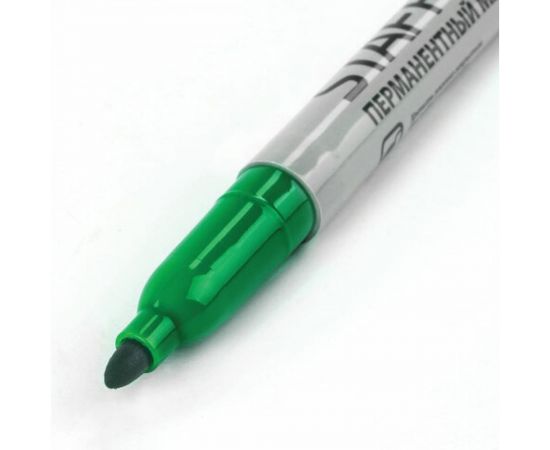 STAFF Маркер перманентный нестираемый EVERYDAY,ЗЕЛЕНЫЙ,эргономич.корпус, круглый након.2мм, 151236 – изображение 4