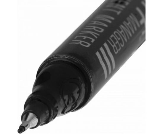 STAFF Маркер перманентный двусторонний Manager, ЧЕРНЫЙ, наконечники 0,8мм / 2,2мм, 151625 – изображение 5