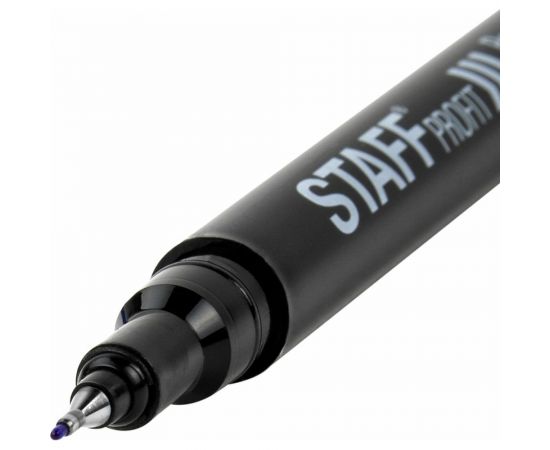 Перманентный маркер STAFF Profit PM-105, синий, тонкий металлический наконечник 0,5 мм 152171 – изображение 5