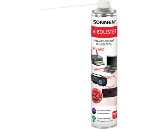 Чистящий баллон SONNEN со сжатым воздухом/пневмоочиститель 1000 мл 513755 – изображение 5