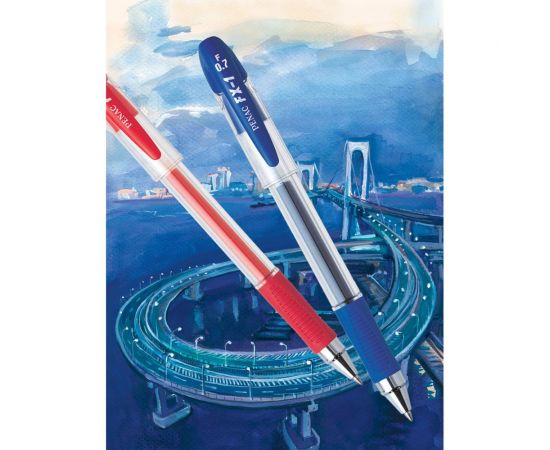 Гелевая ручка Penac fx-1 0.7 мм синяя, в блистере BA1903/41-B – изображение 5