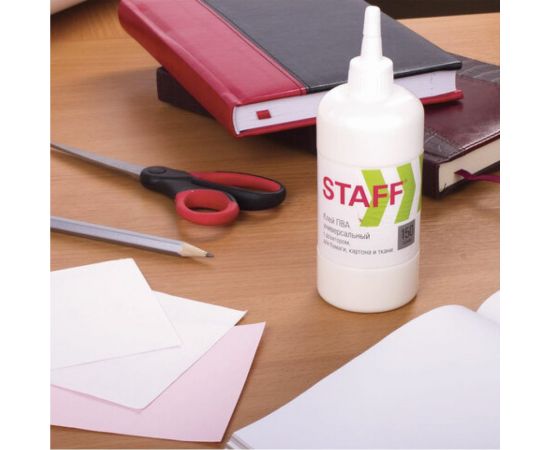 Клей ПВА STAFF евро, 150 г 221207 – изображение 6
