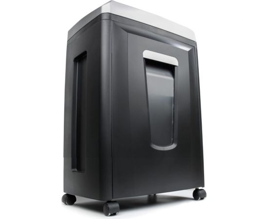 Уничтожитель документов ГЕЛЕОС DIN P-7, фрагмент 0,8х2мм, 6-7 лист70г/м2, CD/пластиковые карты, 23 литра УП21-7 – изображение 6