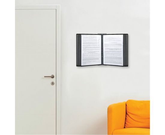 Настольная/настенная демосистема Staff на 10 панелей, с 10 черными панелями А4, profit 238218 – изображение 6