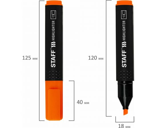 Набор текстовыделителей STAFF Basic Budget Hl-02n, 6 цветов, неон, линия письма 1-5 мм 152296 – изображение 7