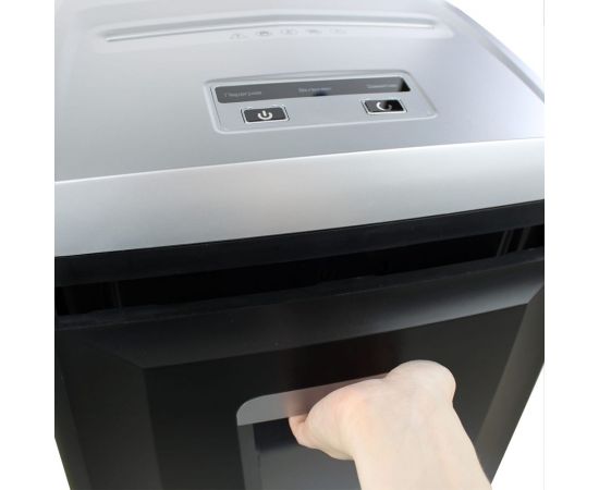 Уничтожитель документов ГЕЛЕОС DIN P-7, фрагмент 0,8х1мм, 5-7 лист70г/м2, CD/пластиковые карты, 23 литра УП21-7+ – изображение 9