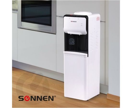 Напольный кулер для воды SONNEN Fsc-02s нагрев/охлаждение компрессорное, 2 крана, серый 455415 – изображение 9