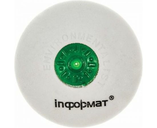 Ластик INFORMAT PROFESSIONAL каучук d 48 мм белый, пластиковый держатель, круглый, индивидуальная упаковка ERWR 