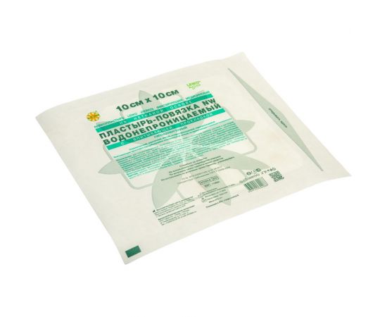 Послеоперационная пластырь-повязка LEIKO 10x10 см на нетканой основе со впитывающей прокладкой 630273 