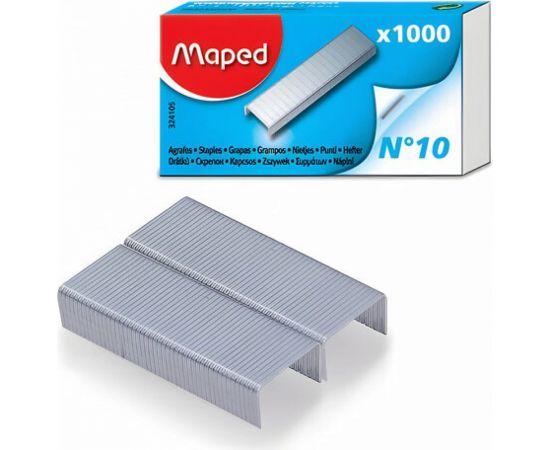 Скобы для степлера MAPED №10, 1000 штук, до 20 листов 223135 
