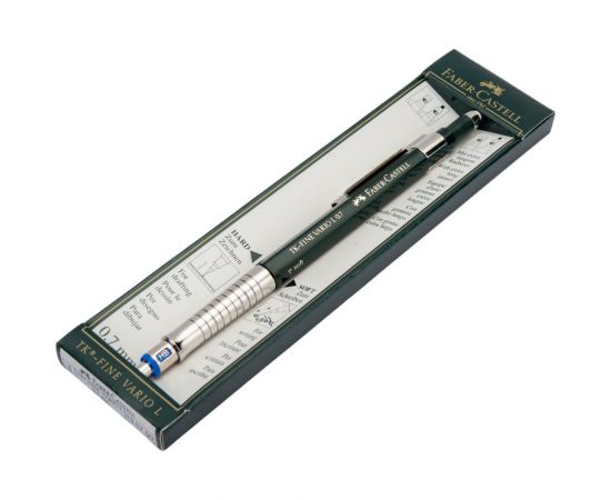 Механический карандаш Faber-Castell TK-Fine Vario L HB, 0.7 мм, с ластиком 135700 