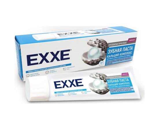 Зубная паста EXXE Комплекс от кариеса, кальций, 100 мл 219594 