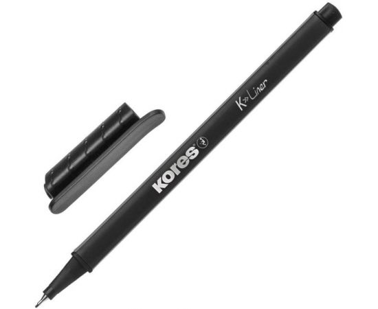 Линер Kores 0.4 мм, черный 1650221 