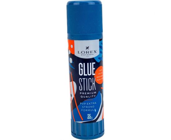 Клей-карандаш LOREX 35 г, PVP EXTRA LXGSPVP-35W 