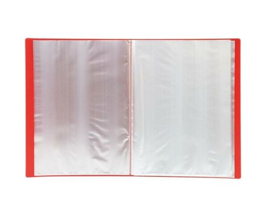 Папка LITE с файлами А4 20 файлов красный пластик 500 мкм NP0145-20BR 