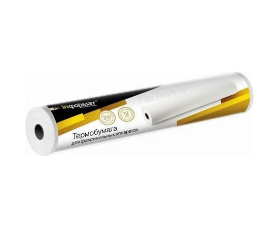 Ролик для факсов INFORMAT 210 мм, 12 мм, термо FP 210 