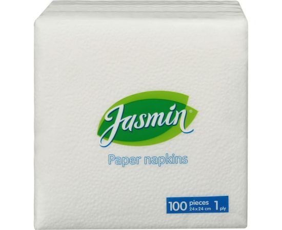 Бумажные салфетки Jasmin 1 слой, 24x24 см, 100 шт. С100241 