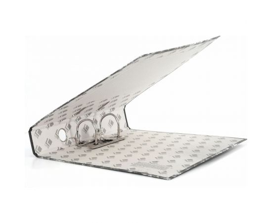 Папка-регистратор LITE 55 мм, мрамор, черный, собранный КР9055LT – изображение 2