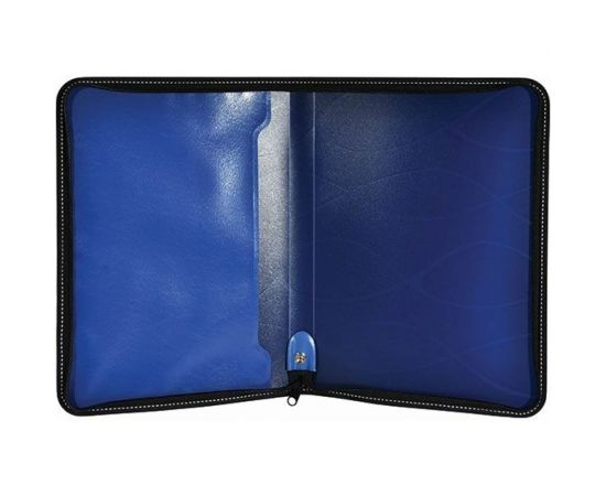 Папка INFORMAT на молнии SAFE А4 карман синий пластик 500 мкм NP7050B – изображение 2