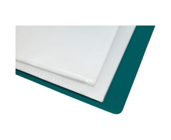 Папка LITE с файлами А4 20 файлов зеленый пластик 500 мкм NP0145-20BG – изображение 2