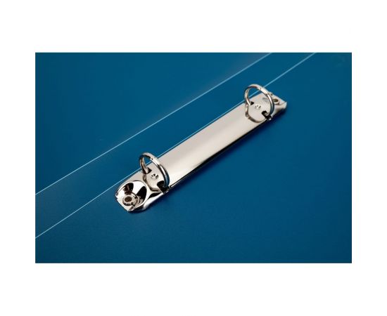 Папка LITE с кольцами А4 2 кольца 500 мкм 21 мм синий пластик NP50-21BE – изображение 2