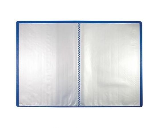 Папка INFORMAT с файлами А5 20 файлов синий пластик 550 мкм карман NP01A5-20B – изображение 2