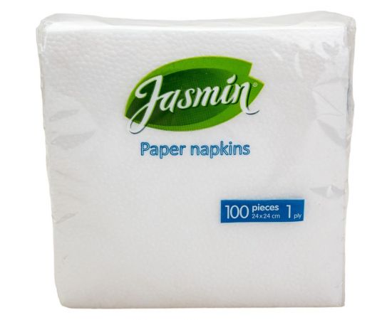 Бумажные салфетки Jasmin 1 слой, 24x24 см, 100 шт. С100241 – изображение 2
