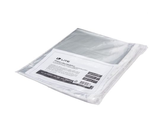 Вертикальные файлы LITE А4, 25 мкм, прозрачный, гладкий, 100 шт GF0004T100L/25 – изображение 2