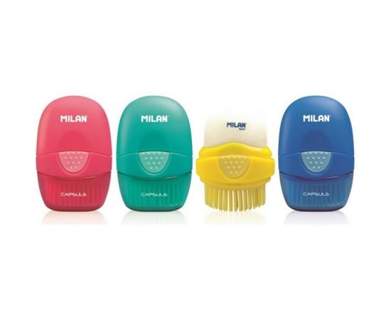 Ластик Milan Capsule каучуковый, овальный, 62x28x12 мм 1032913 – изображение 2
