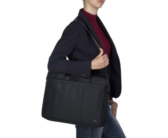 Сумка для ноутбука 15.6" и документов RIVACASE Laptop bag black 8335 – изображение 2