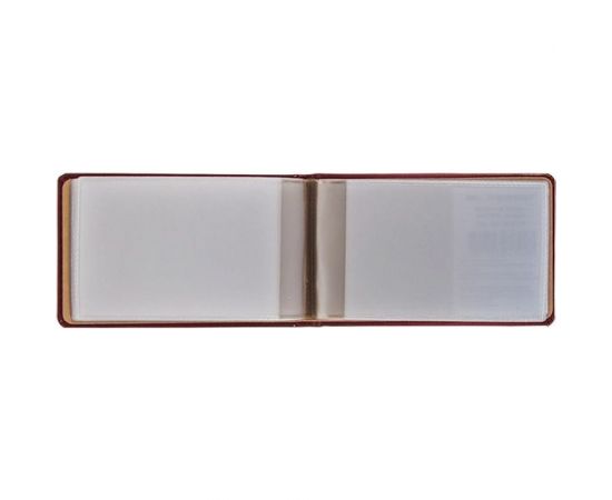 Визитница INFORMAT БИЗНЕС 20 карточек, бордо BC-BS20/R – изображение 2