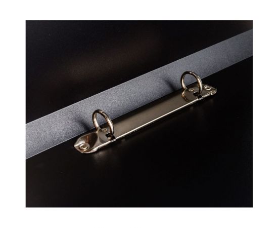 Папка LITE с кольцами А4 2 кольца 500 мкм 21 мм черный пластик NP50-21BkE – изображение 3