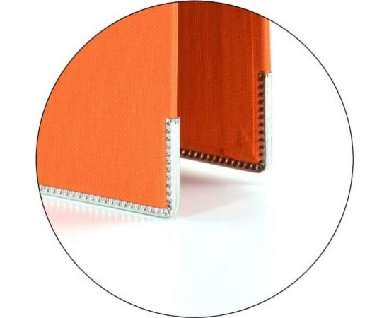 Папка-регистратор INFORMAT 55 мм, двустороннее покрытие, PVC P2PVC-55/Org – изображение 3