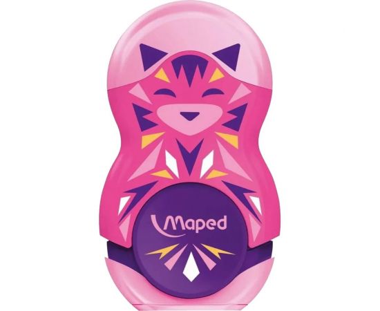 Точилка с ластиком Maped Loopy Mini Cute, с контейнером, корпус ассорти 049113 271918 – изображение 3